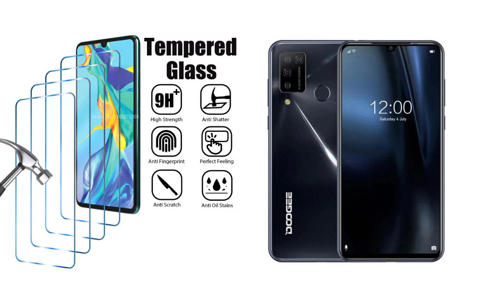 Защитное стекло ArmorGlass для DOOGEE N20, N20 Pro – устойчивое к царапинам и ударам Киев - изображение 1