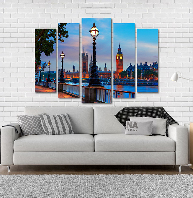 Модульна картина Набережна Art-192_5 Київ - фото 2