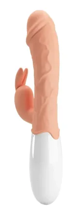 Вибратор с стимулятором клитора Pretty Love - Easter Bunny, BI-014962R Sex Aura Киев