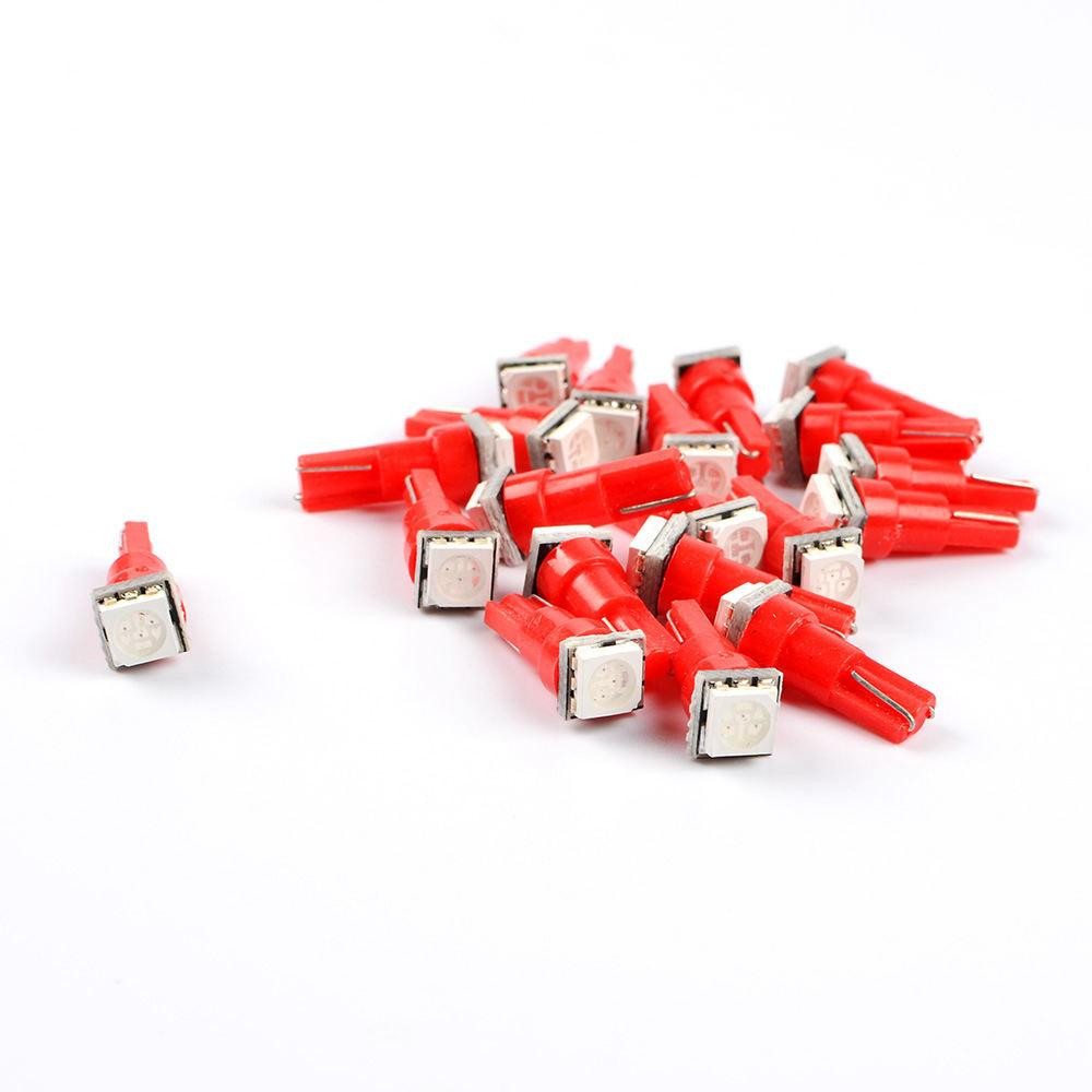 Світлодіодна лампа AllLight T5 1 SMD 5050 (W1,2W) W2x4,6d панель приладів, кнопка RED 12V Харків - фото 2