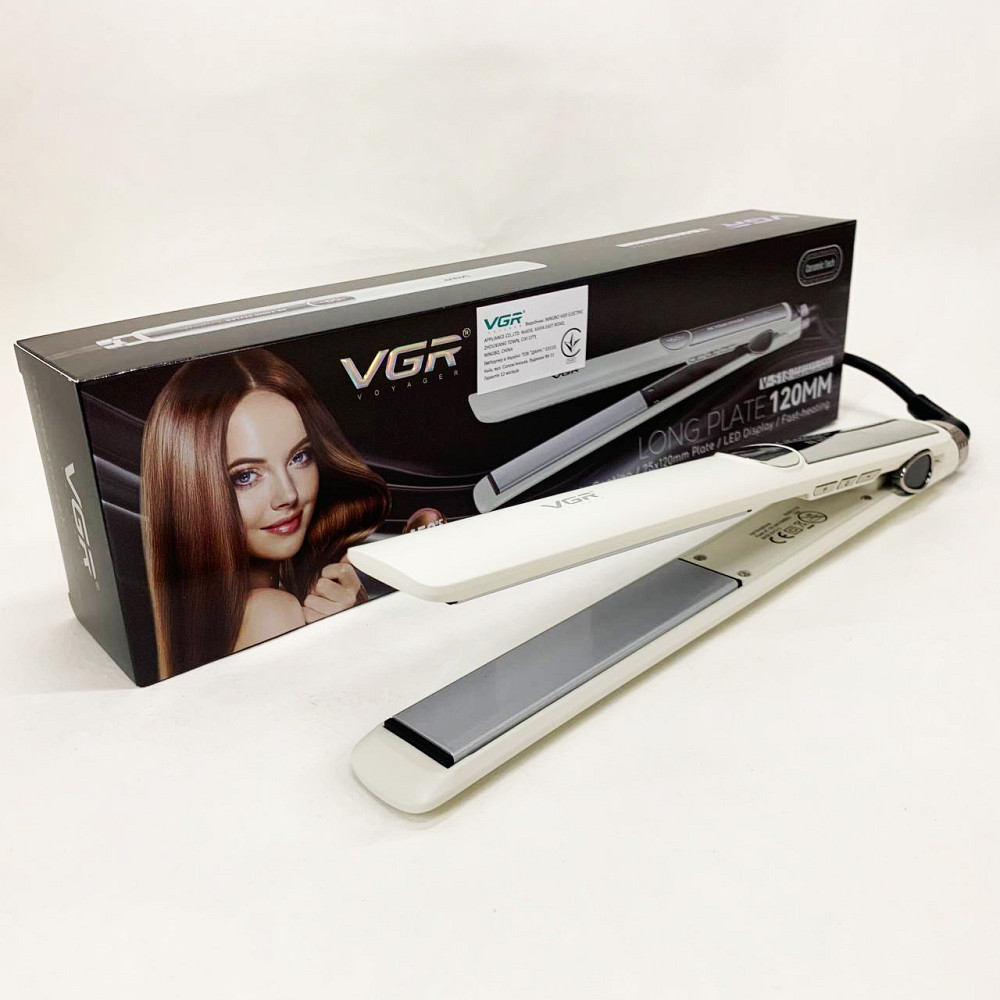 Випрямляч-гофре для тонкого волосся VGR, Професійна праска, Плойка вирівнювач, Кращий випрямляч волосся PG-56 Івано-Франківськ - фото 7