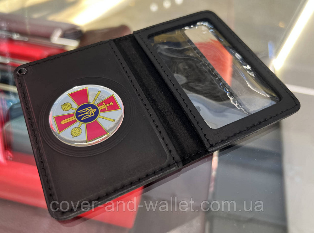 Обкладинка на посвідчення Міністерство оборони України із пластиковим шевроном Київ - фото 11