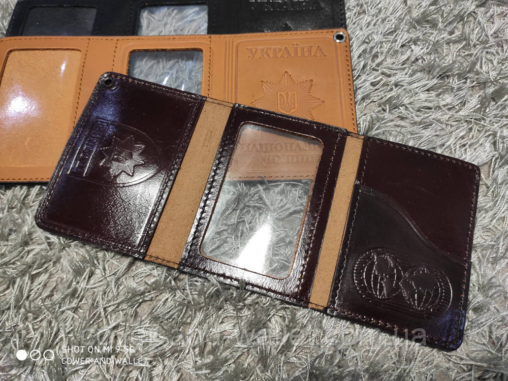 Генеральская обложка тройного сложения на удостоверение НПУ (Национальная полиция Украины) Киев - изображение 8