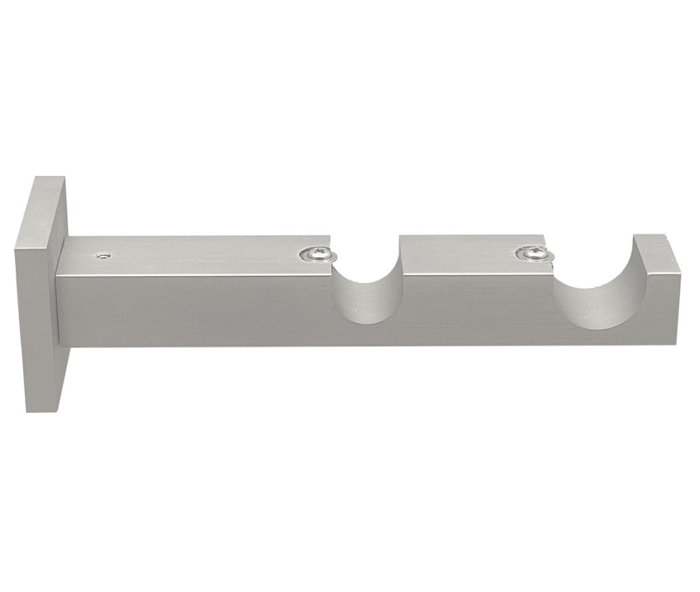 Карниз Orvit Етернія металевий дворядний техно гладка труба кільце металеве Сатин 25\19 мм 240 см Львов - изображение 4