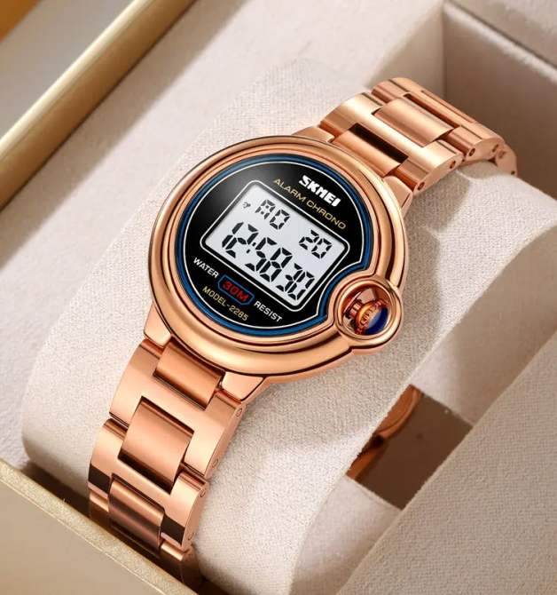 Годинник жіночий наручний Skmei 2285 Рожеве золото Вінниця - фото 8