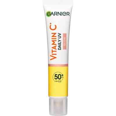Засіб від засмаги Garnier Skin Naturals Сонцезахисний денний флюїд з Вітаміном С SPF50+ 50 мл (3600542573023) Вінниця