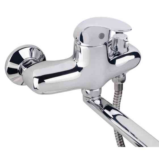 Змішувач для ванни Lidz (CRM) 43 79 005-1 New з душовим гарнітуром (LIDZCRM233900503) Київ