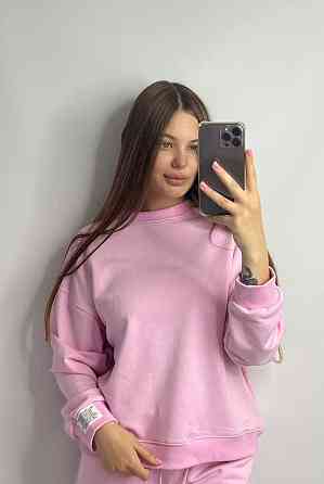 Світшот жіночий трикотажний Рожевий XS-S Харків