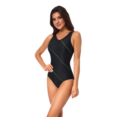 Купальник Aqua Speed Sophie 441-01 чорний, зелений 38 (5908217632326) Винница - изображение 1