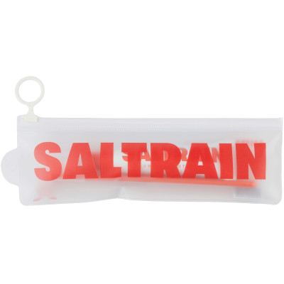 Набір косметики Saltrain Travel Kit Червоний Зубна паста з фтором та сірою сіллю 30 мл + Щітка (8809552279559) Вінниця - фото 1