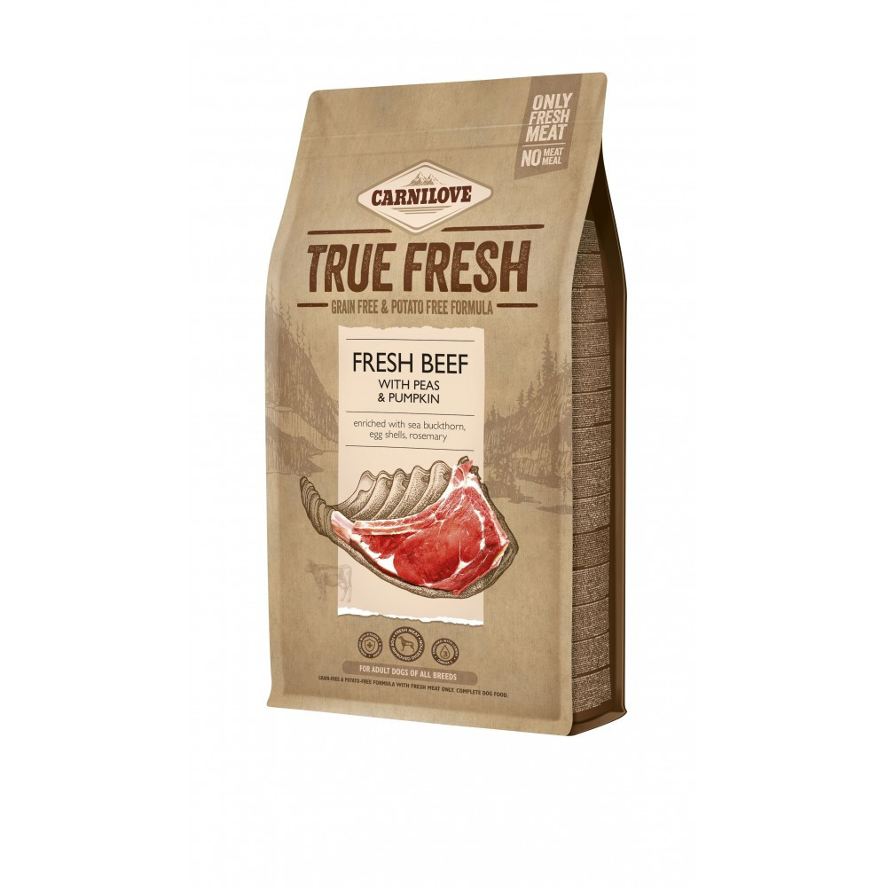 Сухий корм Carnilove True Fresh для дорослих собак всіх порід, з яловичиною, 1,4 кг Вінниця - фото 1
