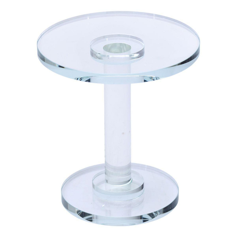 Скляна тортівниця на ніжці 12×13.5 см Київ - фото 2