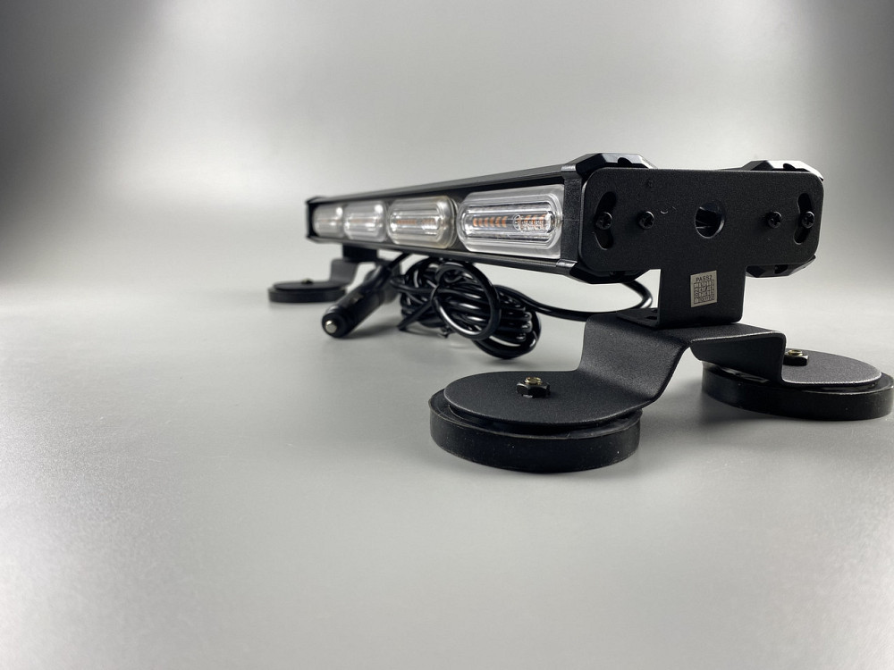 Двосторонній Стробоскоп LED на машину 4 секції 12/24 V 96 led діодів кріплення подвійний магніт світлова балка Мукачево - фото 4