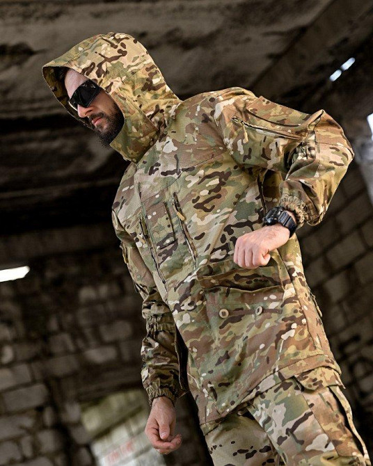 Демисезонный тактический костюм Горка ДСТУ мультикам  ПП7860 Одесса - изображение 6