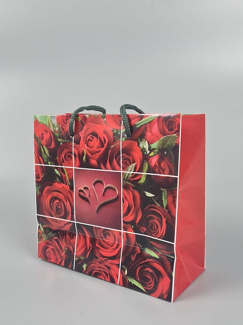 Пакет подарунковий під чашку 16/16/8 (артЧ-088) (12 шт.) Харків - фото 1