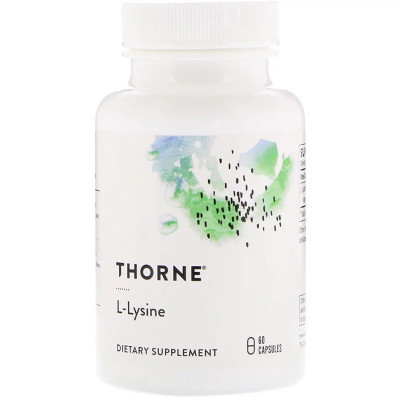 Аминокислота Thorne Research L-Лизин, L-Lysine, 60 капсул (THR-51602) Винница - изображение 1