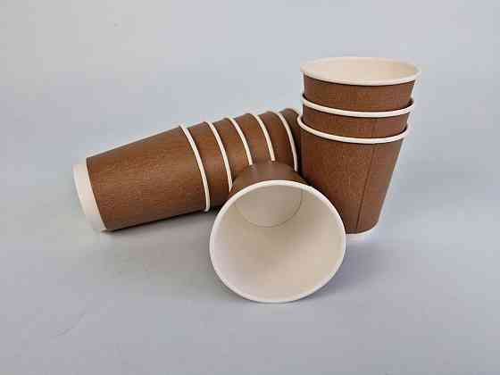 Стакан картонний 2-шаровий Коричневий 300 мл (8oz) (20 шт.) Харків