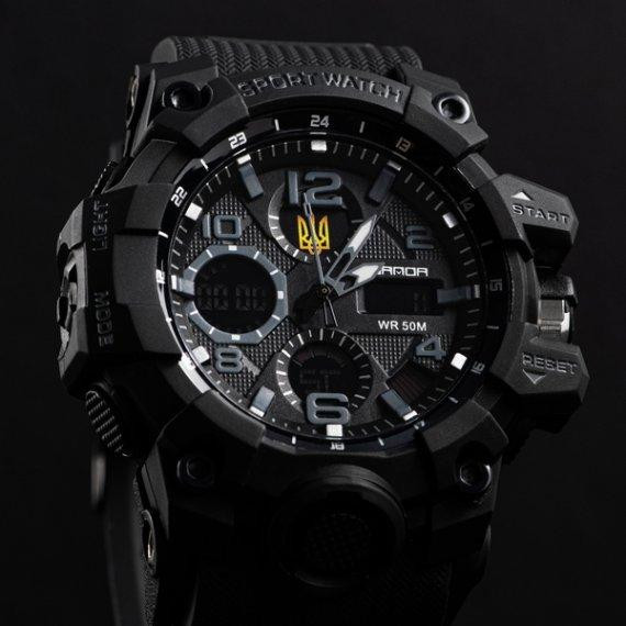 Годинники чоловічі наручні Sanda Peremoga (Чорний) Вінниця - фото 2