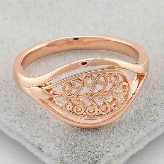 Кольцо 20 размер Xuping, (ширина 12мм, вес 2.8г), позолота РО Киев