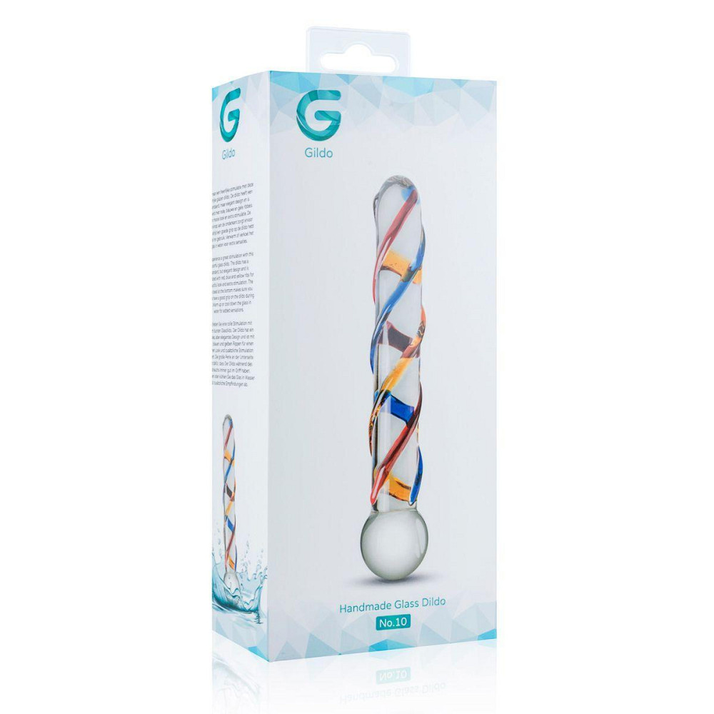 Скляний дилдо Gildo Glass Dildo No. 10 Sex Aura Київ - фото 3