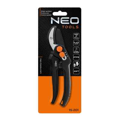 Секатор Neo Tools контактний, d різу 15мм, 185мм, 169г (15-201) Вінниця