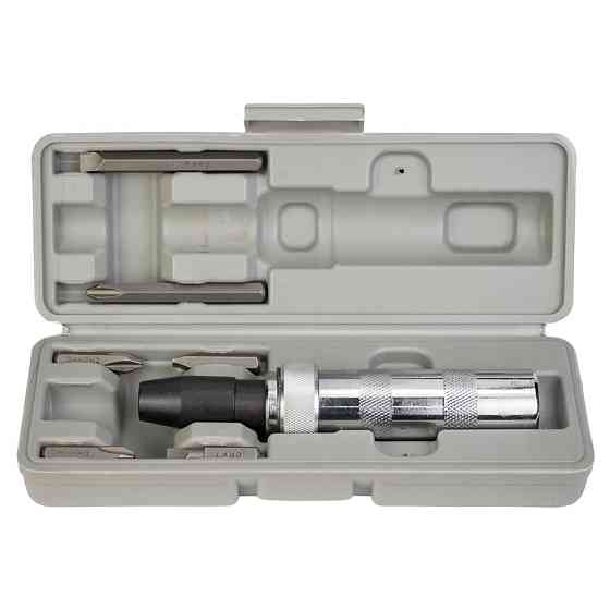 Отвертка ударно-поворотная с битами 8шт CRV (пластик кейс) SIGMA (4004011) Киев