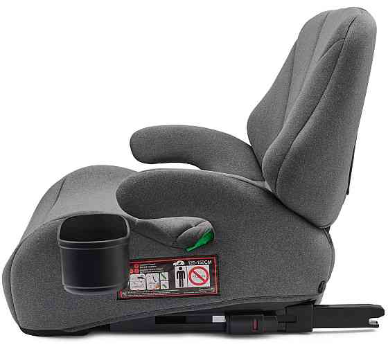 Бустер VELANO Gravo i-Size 125–150 см, ISOFIX + підстаканник, grey Київ