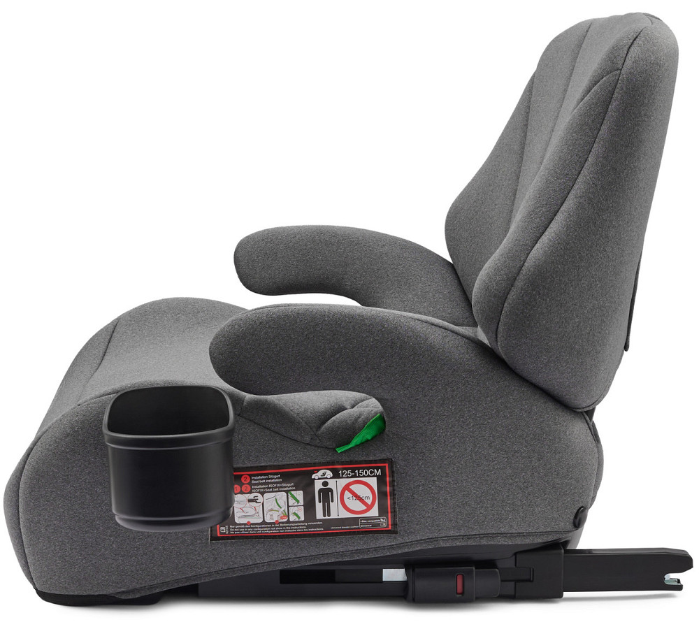 Бустер VELANO Gravo i-Size 125–150 см, ISOFIX + підстаканник, grey Київ - фото 3