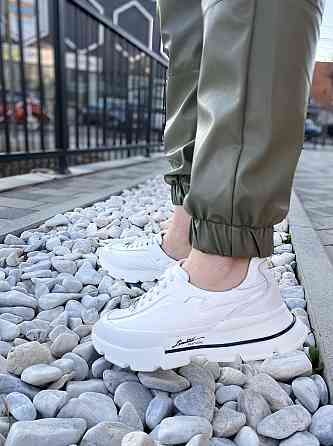 Camellia Кроссовки женские CAMELLIA белые натуральная кожа размер 39 (4386) Коломия