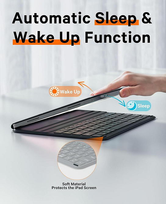 Чохол клавіатура CHESONA для iPad A16 2025/iPad 10-го покоління (2022) A2696 / A2757 / A2777 із замінною батарейкою Дніпро - фото 7