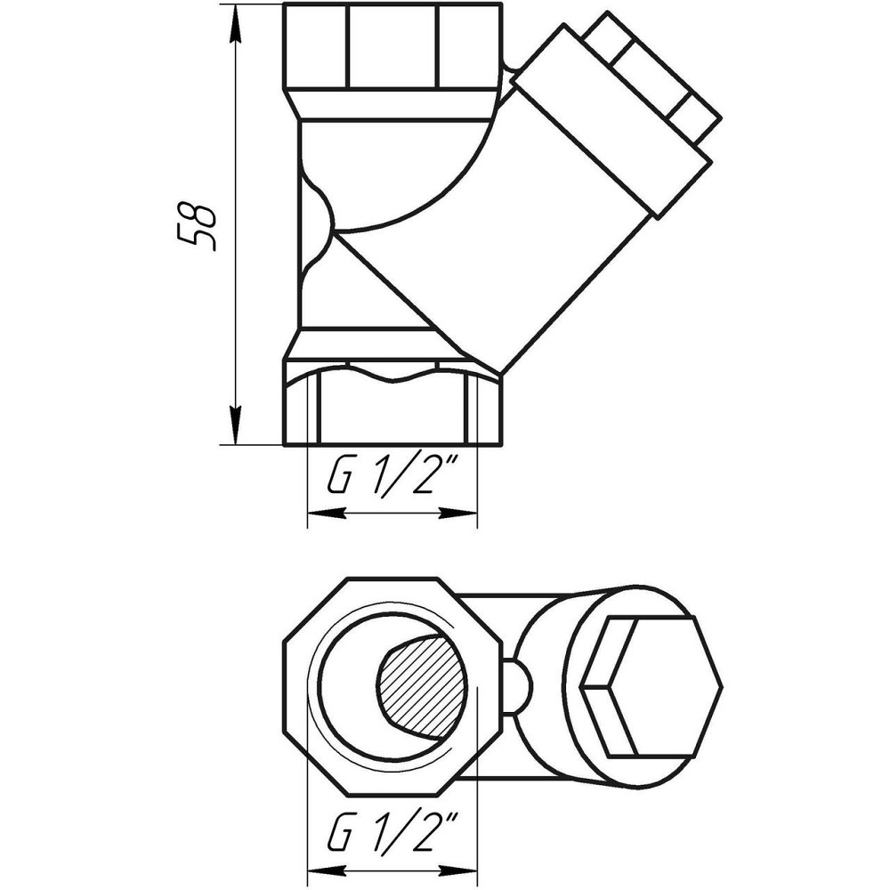 Фильтр грубой очистки ARCO 1/2″ 01830 SPAIN Киев - изображение 5