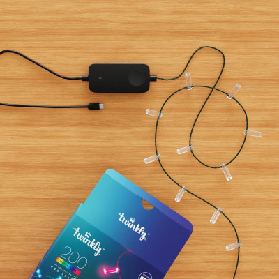 Гірлянда Twinkly Smart LED Strings USB 200 Candle-shaped RGB LEDs, Green Wire, USB-C 12м (TWKC200RGB-G) Вінниця - фото 8