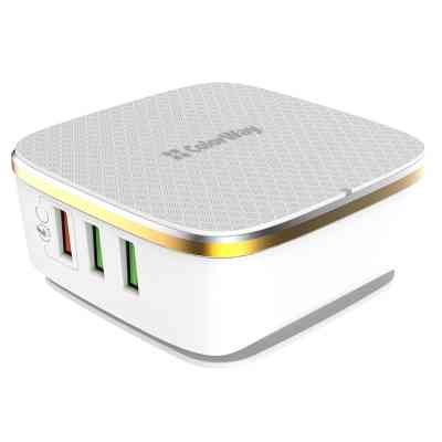 Зарядний пристрій ColorWay 6USB (1QC3.0 + 5 AUTO ID) 7A (35W) white (CW-CHS019Q-WT) Вінниця