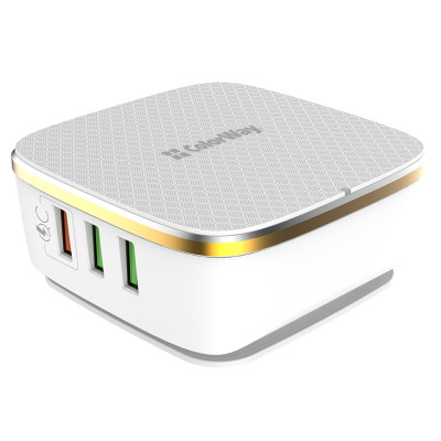 Зарядний пристрій ColorWay 6USB (1QC3.0 + 5 AUTO ID) 7A (35W) white (CW-CHS019Q-WT) Вінниця - фото 3
