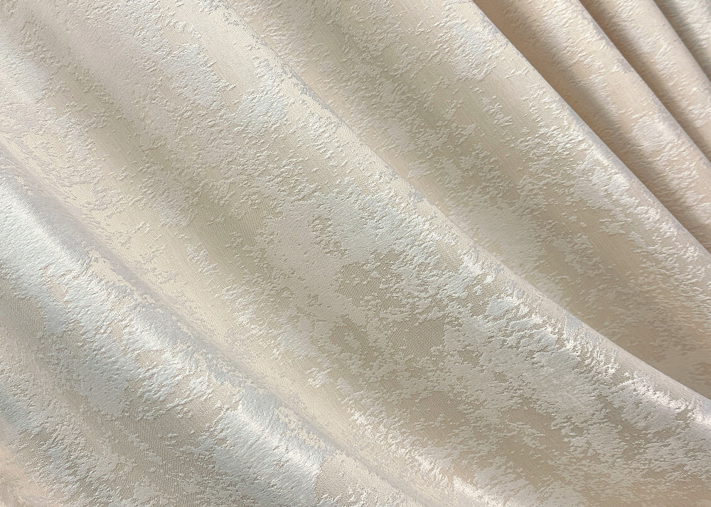 Комплект штор VR-Textil Жакард Мармур 150х270 2шт і Тюль 500х270 1763ш-1400т Молочний з білим 71-021/4 Київ - фото 5