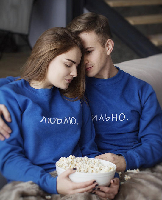 Парні світшоти для хлопця та дівчини — ЛЮБЛЮ.СИЛЬНО Чернівці - фото 1