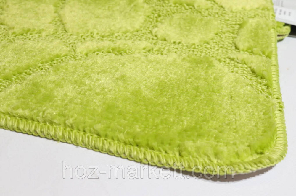 Коврики для ванной и туалета салатовый производство Турция 80 х 50 см и 50 х 40 см Харьков - изображение 5