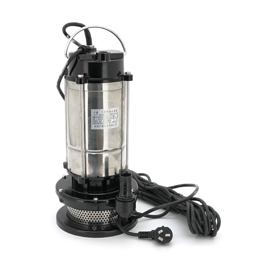 Погружающий насос, 1100W, 220V, до 2.5 м3/ч, подъем до 25 мм, 25мм, нержавеющая сталь, 410х195х225 мм, 11.180 кг. + переходник Киев - изображение 1