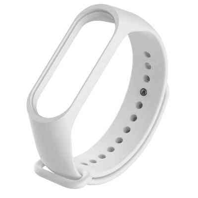 Ремінець до фітнес браслета BeCover Silicone для Xiaomi Mi Band 3/4 White (704650) Вінниця
