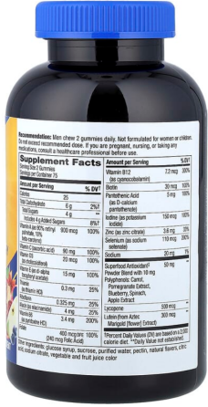 Мультивитамины для мужчин 50+ Nature's Way Alive! Men's 50+ вкус фруктов 150 таб Київ