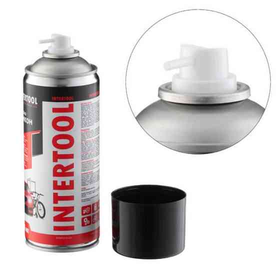 Мастило "Силікон", аерозоль, 400 мл INTERTOOL FS-6040 Київ