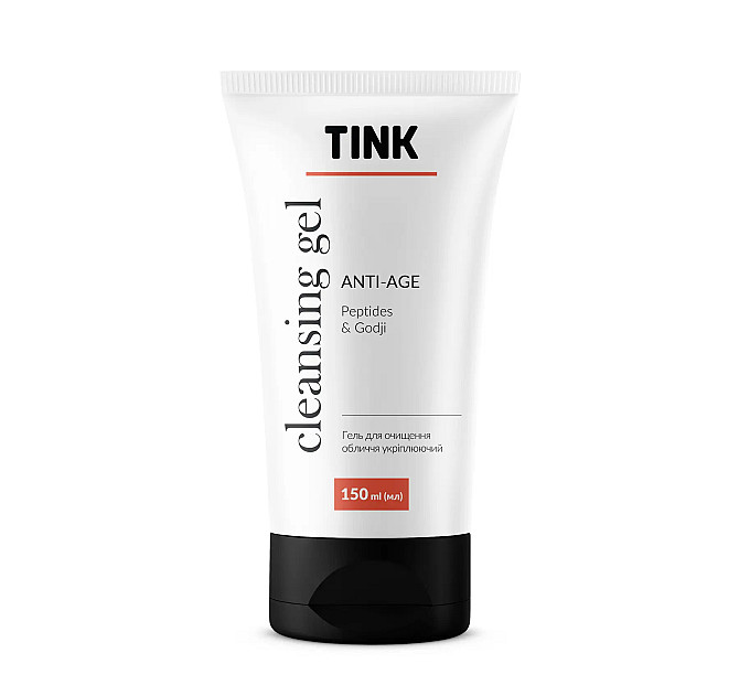 Гель для очищення обличчя укріплюючий Anti-age Пептиди-Ягоди годжі Tink 150 мл Вінниця - фото 1