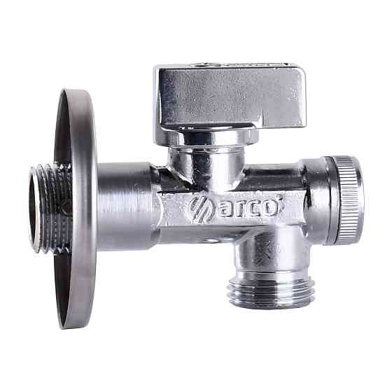 Кран кульовий кутовий з фільтром ARCO 1/2″x1/2″ 02400MAC Тернополь