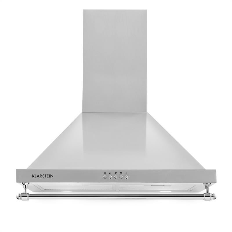 Вытяжка Montblanc 60 610 м³/ч 165 Вт 2x1,5 Вт Светодиодная планка серебристо-серая (Германия, читать описание) Ровно - изображение 4