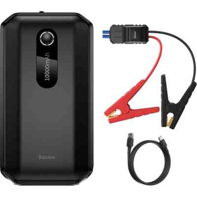 Пуско зарядное устройство Baseus 10000mAh Super Energy AirCar Jump Starter Black (CGNL020101) Винница