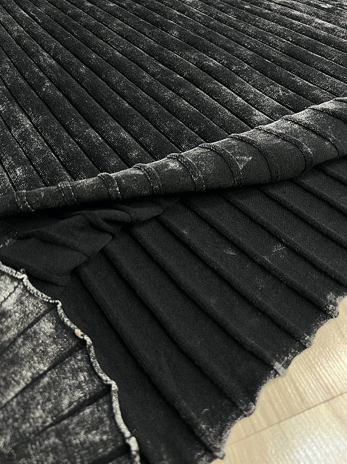 Платье женское Fashion 3042 длинное трапеция трикотажное в рубчик, черный, one size Киев - изображение 13