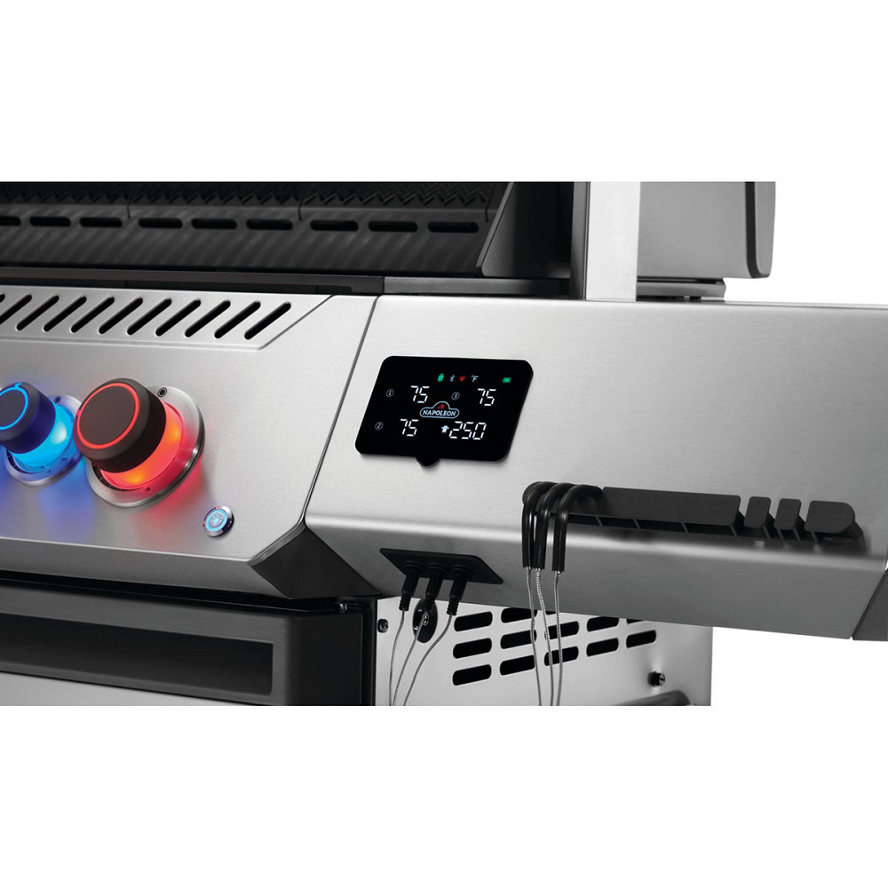 Газовый гриль Napoleon Prestige P 500 Connected с боковой конфоркой Sizzle Zone и вертилём (69212) нерж сталь P500VXRSIBPS Код: Ровно - изображение 9