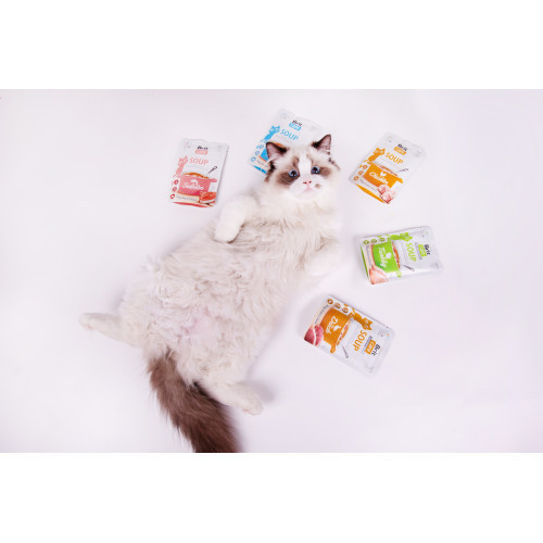 Корм вологий Brit Care Soup Salmon для котів суп з лососем 75 г Київ - фото 7