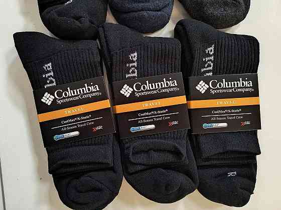 Якісні теплі шкарпетки Columbia 6 шт., набір зимових шкарпеток, комплект чоловічі теплі шкарпетки 6 шт. Розмір 41-45 Київ