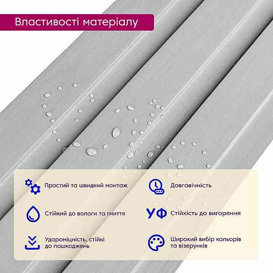 Декоративная стеновая рейка Киев